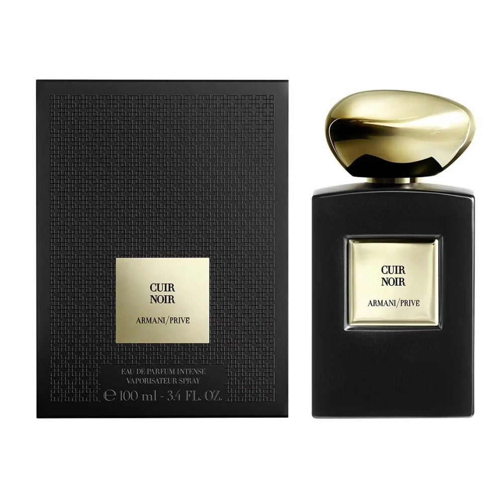 Armani Prive Cuir Noir